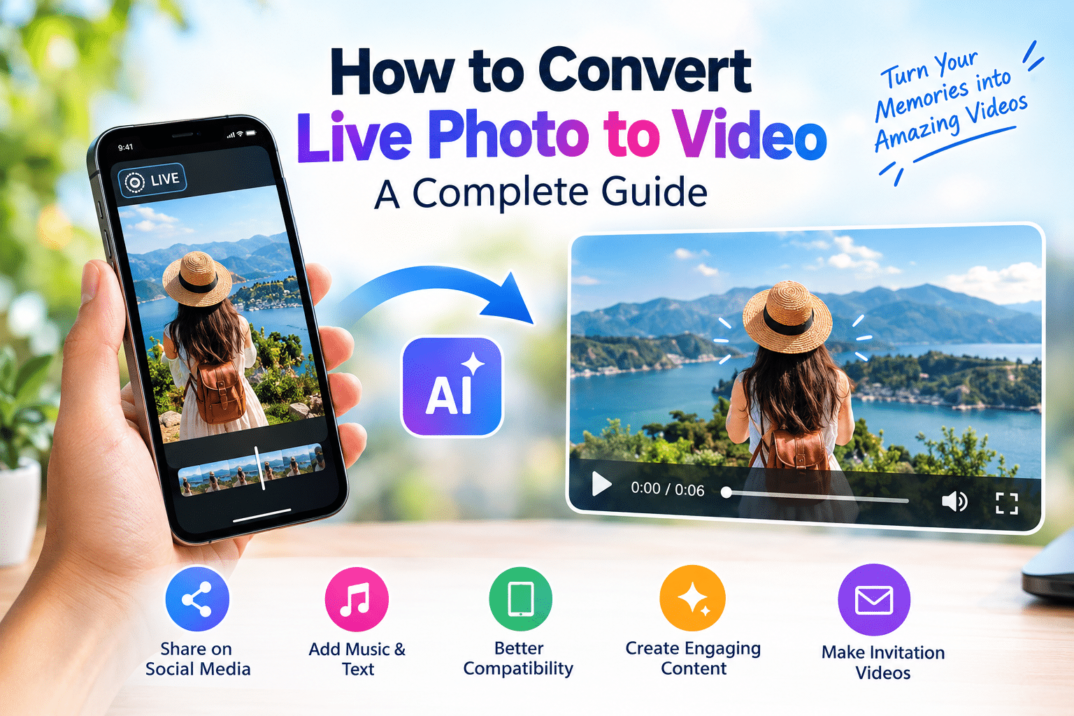 Convert Live Photo to video guide