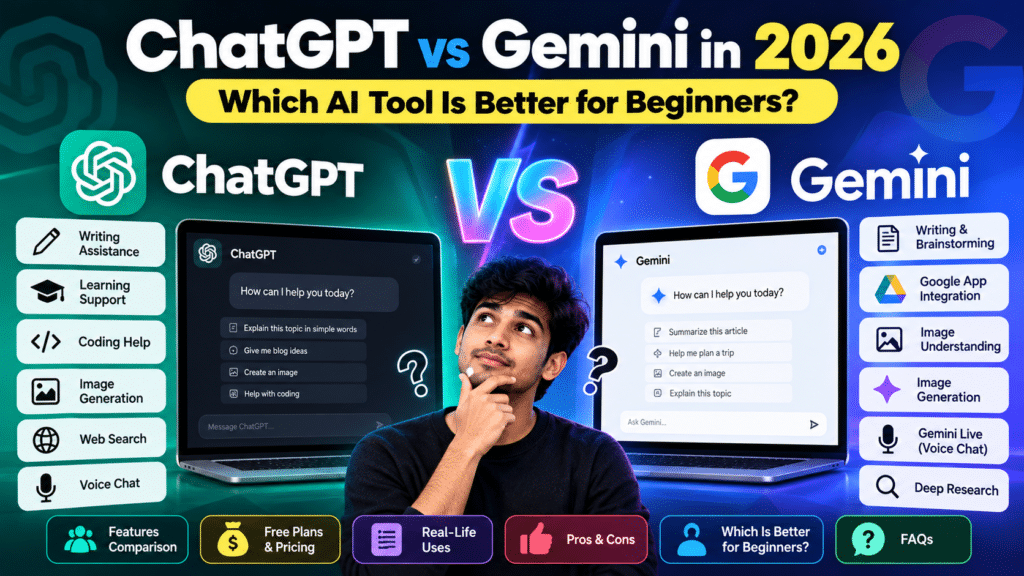 ChatGPT vs Gemini AI tools comparison